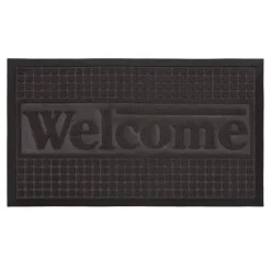 Wycieraczka szara Welcome 45x75 cm