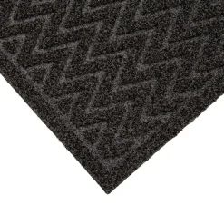 Wycieraczka szara zygzak 45x75 cm