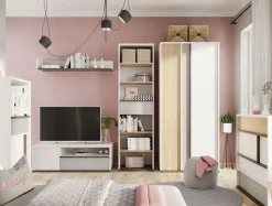 Regały Dla Dzieci|Szafki|LENART Wysoki regał na książki do pokoju młodzieżowego IMOLA