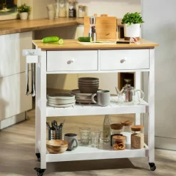 Pomocniki Kuchenne|Barki|inny Wózek kuchenny na kółkach PRATO