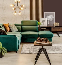 Zumaline Żyrandol czarno-srebrny RIANO 76 cm klosz transparentny