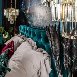 Zumaline Żyrandol złoty AMEDEO 39 cm