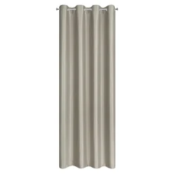 Eurofirany Zasłona do salonu ciemnobeżowa SELINA 140x250 cm