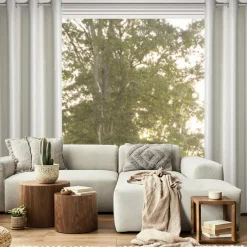 Firany, Zasłony I Akcesoria|Eurofirany Zasłona do salonu kremowa SELINA 140x250 cm