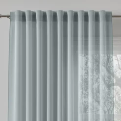 inny Zasłona do salonu pastelowy turkus BASIC 145x300 cm