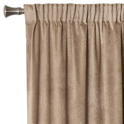 Zasłona do salonu taupe BILO 140x260 cm