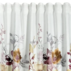 Firany, Zasłony I Akcesoria|Eurofirany Zasłona do salonu w kwiaty SENDI 140x270 cm