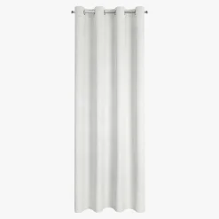 Eurofirany Zasłona do salonu welwetowa biała ELIZA 140x250 cm