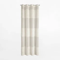 Eurofirany Zasłona na przelotkach beżowa ESTERI 140x250 cm