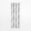 Firany, Zasłony I Akcesoria|Eurofirany Zasłona na przelotkach biało-srebrna SERMA 140x250 cm