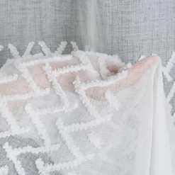 Firany, Zasłony I Akcesoria|Eurofirany Zasłona na przelotkach biała ESTERI 140x250 cm