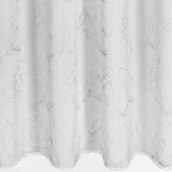 Firany, Zasłony I Akcesoria|Eurofirany Zasłona na przelotkach biało-srebrna EMILI 140x250 cm