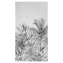 Eurofirany Zasłona na przelotkach czarno-biała NERINA 140x250 cm