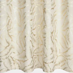 Firany, Zasłony I Akcesoria|Eurofirany Zasłona na przelotkach kremowa MILENA 140x250 cm