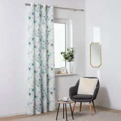 Firany, Zasłony I Akcesoria|inny Zasłona na przelotkach niebiesko-biała ALPINA 140x260 cm