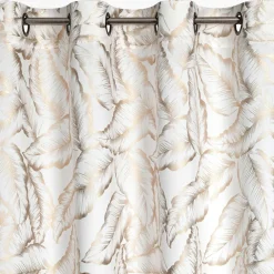Eurofirany Zasłona na przelotkach w liście MILENA 140x250 cm