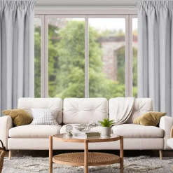 Eurofirany Zasłona na taśmie stalowa SUZAN 135x270 cm