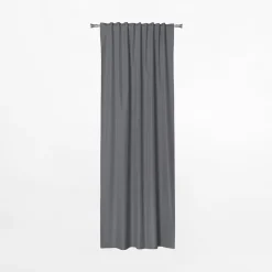 Firany, Zasłony I Akcesoria|inny Zasłona na taśmie szara NUIT 135x260 cm