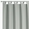 Tekstylia Zewnętrzne|Firany, Zasłony I Akcesoria|Eurofirany Zasłona na taras z szelkami na rzepy srebrna GARDEN 155x220 cm