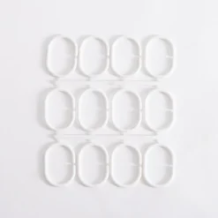 inny Zasłona prysznicowa beżowa CASILDA 180x180 cm