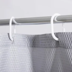 Akcesoria Łazienkowe|Akcesoria Łazienkowe|inny Zasłona prysznicowa szara CASILDA 180x180 cm