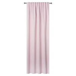 Firany, Zasłony I Akcesoria| Zasłona z taśmą blockout różowa ECLIPSE 140x260 cm