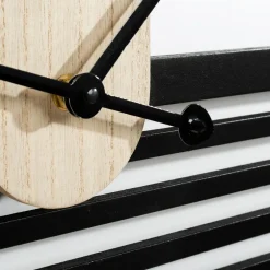 Zegary|inny Zegar na ścianę czarno-brązowy 50 cm