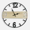 inny Zegar na ścianę czarno-brązowy 40 cm