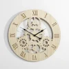 inny Zegar na ścianę drewniany 50 cm