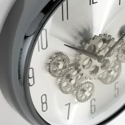 inny Zegar na ścianę z podwójnym mechanizmem antracytowy 35 cm