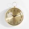 inny Zegar na ścianę złoty 35 cm