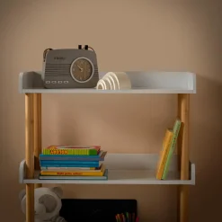 Zegary| Zegar stojący dla dzieci RADIO szary