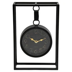 inny Zegar stołowy czarny 20x7,5x30 cm