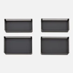 Systemy Cargo|VORTUNG Zestaw 4 koszy do cargo narożnego, highclass grey