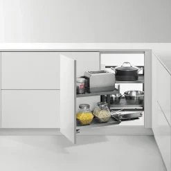 Systemy Cargo|VORTUNG Zestaw 4 koszy do cargo narożnego, highclass grey