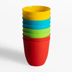 inny Zestaw 8 kubków plastikowych 250 ml
