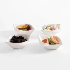 Miski, Patery I Półmiski|inny Zestaw 4 miseczek do serwowania ŁÓDKA 90 ml