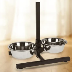 Produkty Dla Zwierząt|inny Zestaw 2 misek dla psa na stojaku