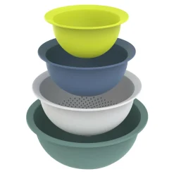 Miski, Miarki, Pojemniki Do Miksowania|ROTHO Zestaw 3 misek kuchenny z cedzakiem