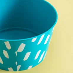 inny Zestaw 4 misek plastikowych niebieski 750 ml