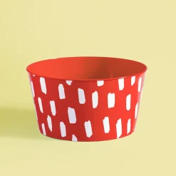 Pudełka I Pojemniki Do Przechowywania|Grill I Piknik|inny Zestaw 4 misek plastikowych czerwony 750 ml