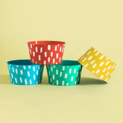 Pudełka I Pojemniki Do Przechowywania|Grill I Piknik|inny Zestaw 4 misek plastikowych czerwony 750 ml