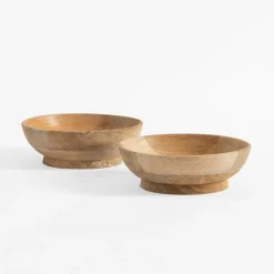 Miski, Patery I Półmiski|inny Zestaw 2 misek z drewna mango 16,5 cm