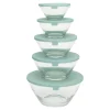 Miski, Patery I Półmiski| Zestaw 5 misek z pokrywkami MIX