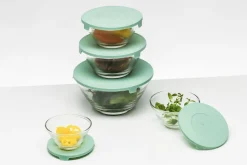 Miski, Patery I Półmiski| Zestaw 5 misek z pokrywkami MIX
