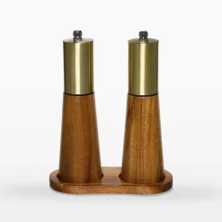 Młynki I Przyprawniki|inny Zestaw 2 młynków do soli i pieprzu akacja