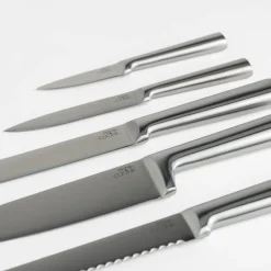 Noże I Deski Do Krojenia|Prima Cucina Zestaw 5 noży w drewnianym bloku BREMA 6 el.