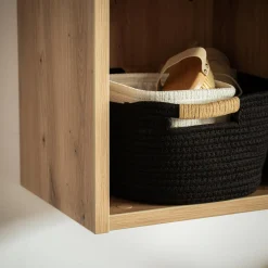 inny Zestaw 3 półek wiszących do łazienki dąb artisan LADAMA