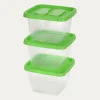 inny Zestaw 3 pojemników plastikowych 1360 ml