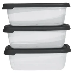 Pojemniki Na Żywność| Zestaw 3 pojemników z pokrywką 600 ml MIX